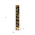 72" Black Gold And Orange Solid Wood Give Thanks Porch Sign