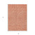 3' X 5' Salmon Gray And Ivory Polka Dot Washable Indoor Outdoor Area Rug