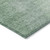 3' X 5' Artichoke Green And Fern Green Abstract Washable Indoor Outdoor Area Rug