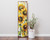 36" Yellow Brown And Green Solid Wood Sunflowers Porch Sign