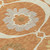 3' X 5' Orange Copper And Gray Medallion Washable Indoor Outdoor Area Rug