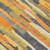 5' X 8' Orange And Beige Striped Washable Indoor Outdoor Area Rug - Orange, Beige