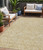 5' X 8' Gold And Beige Floral Washable Indoor Outdoor Area Rug Transitional Style - Gold, Beige Color