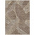 3' X 5' Chocolate And Ivory Floral Washable Indoor Outdoor Area Rug - Chocolate, Ivory