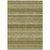 5' X 8' Artichoke Green And Fern Green Striped Washable Indoor Outdoor Area Rug