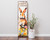36" Brown White And Yellow Happy Easter Easter Bunny Solid Wood Porch Sign