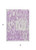 3' X 5' Lavender And Ivory Abstract Washable Indoor Outdoor Area Rug Transitional Style - Lavender, Ivory Color