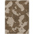 5' X 8' Brown And Beige Abstract Washable Indoor Outdoor Area Rug - Brown, Beige