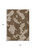 5' X 8' Brown And Beige Abstract Washable Indoor Outdoor Area Rug