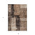 5' X 8' Brown Black And Tan Abstract Washable Indoor Outdoor Area Rug