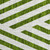 2' X 3' Lime Green and White Geometric Washable Non Skid Indoor Outdoor Area Rug - Lime Green, White