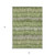 5' X 8' Olive Green And Gray Striped Washable Indoor Outdoor Area Rug Transitional Style - Olive Green, Gray Color