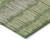 5' X 8' Olive Green And Gray Striped Washable Indoor Outdoor Area Rug Transitional Style - Olive Green, Gray Color