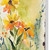 30" Green Pink White And Yellow Solid Wood Wildflowers Garden Stake