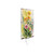 30" Green Pink White And Yellow Solid Wood Wildflowers Garden Stake