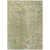 5' X 8' Artichoke Green And Beige Abstract Washable Indoor Outdoor Area Rug - Artichoke Green, Beige