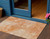 3' X 5' Salmon Peach And Ivory Nautical Washable Indoor Outdoor Area Rug