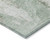 5' X 8' Mint Green Ivory And Gray Abstract Washable Indoor Outdoor Area Rug