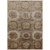 5' X 8' Rust And Beige Medallion Washable Indoor Outdoor Area Rug - Rust, Beige