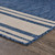 3' X 5' Blue And Gray Indoor Outdoor Area Rug