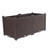 32" X 16" Dark Brown Heavy Duty Plastic Rectangular Self Watering Planter Box