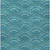 5' X 8' Teal Blue Fern Green And Ivory Geometric Washable Indoor Outdoor Area Rug