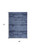 4' X 6' Denim Blue And Navy Blue Abstract Indoor Outdoor Area Rug