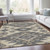 3' X 5' Beige And Gray Tribal Washable Indoor Outdoor Area Rug