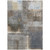 3' X 5' Khaki And Brown Abstract Washable Indoor Outdoor Area Rug - Khaki, Brown