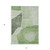 5' X 8' Olive Green And Fern Green Abstract Washable Indoor Outdoor Area Rug