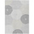 3' X 5' Gray And Taupe Geometric Washable Indoor Outdoor Area Rug