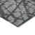 3' X 5' Gray And Charcoal Abstract Washable Indoor Outdoor Area Rug - Gray, Charcoal