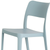 Set of Two Heavy Duty Plastic Outdoor Stacking Accent Chairs