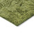 5' X 8' Olive Green And Fern Green Floral Washable Indoor Outdoor Area Rug - 608219313135