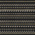 5' X 8' Black And Taupe Striped Washable Indoor Outdoor Area Rug