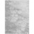 3' X 5' Silver Gray And Ivory Abstract Washable Indoor Outdoor Area Rug Transitional Style - Silver, Gray, Ivory Color