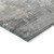 5' X 8' Ivory And Gray Abstract Washable Indoor Outdoor Area Rug - Ivory, Gray