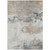 5' X 8' Ivory And Gray Abstract Washable Indoor Outdoor Area Rug - Ivory, Gray