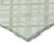 5' X 8' Mint Green And Ivory Geometric Washable Indoor Outdoor Area Rug