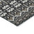 5' X 8' Charcoal Brown And Ivory Moroccan Washable Indoor Outdoor Area Rug