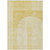 5' X 8' Gold Ivory And Yellow Geometric Washable Indoor Outdoor Area Rug