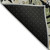 5' X 8' Black Beige And Fern Green Botanical Leaves Washable Indoor Outdoor Area Rug