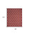 8' X 10' Brick Red And Ivory Geometric Indoor Outdoor Area Rug