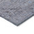 5' X 8' Blue And Gray Floral Washable Indoor Outdoor Area Rug