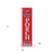 36" Blue Red And White Solid Wood Welcome To Our Porch Porch Sign