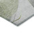 5' X 8' Artichoke Green Gray And Silver Abstract Washable Indoor Outdoor Area Rug