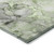 3' X 5' Green Abstract Washable Non Skid Indoor Outdoor Area Rug Transitional Style - Green Color
