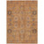 3' X 5' Terra Cotta Beige And Gray Oriental Washable Indoor Outdoor Area Rug
