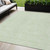 5' X 8' Mint Green And Ivory Geometric Washable Indoor Outdoor Area Rug - 608219184957