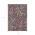 5' X 8' Purple Turquoise and Gold Paisley Washable Non Skid Indoor Outdoor Area Rug